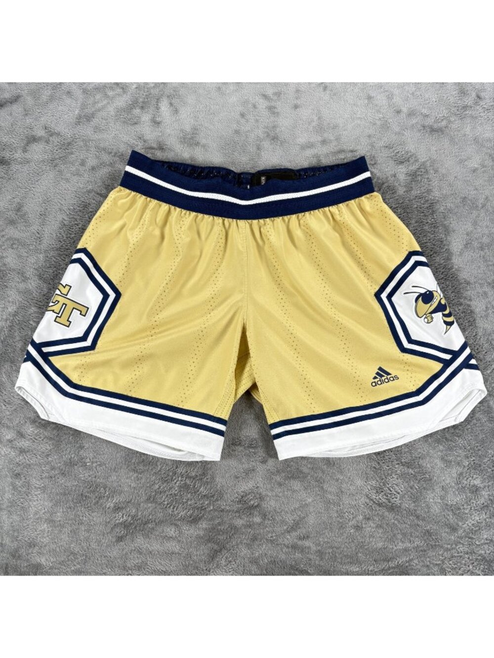 Adidas Georgia Tech Basketball Shorts Men Large Game Player Issue GT #20
